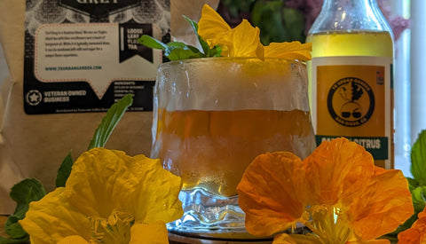 Glass of TK Sunset Tea