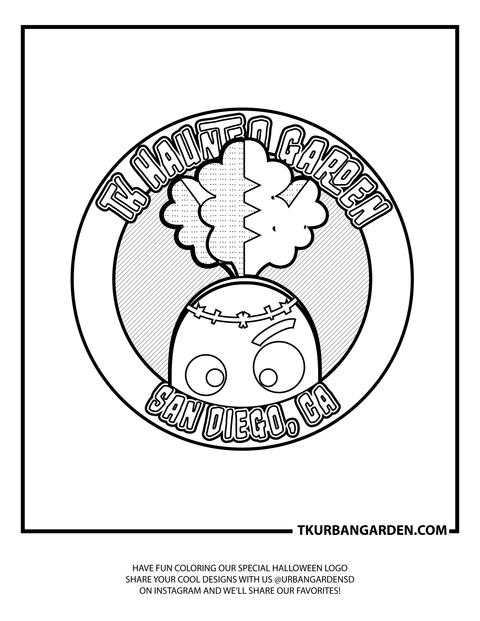 Free Halloween Coloring Sheet