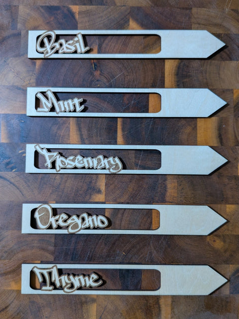 Garden Herb Markers